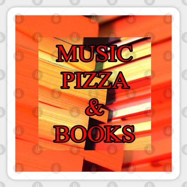 Music Pizza and Books Sticker by BlakCircleGirl